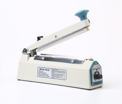 200 type - European plug - white aluminum shell hand pressure sealing machine side knife